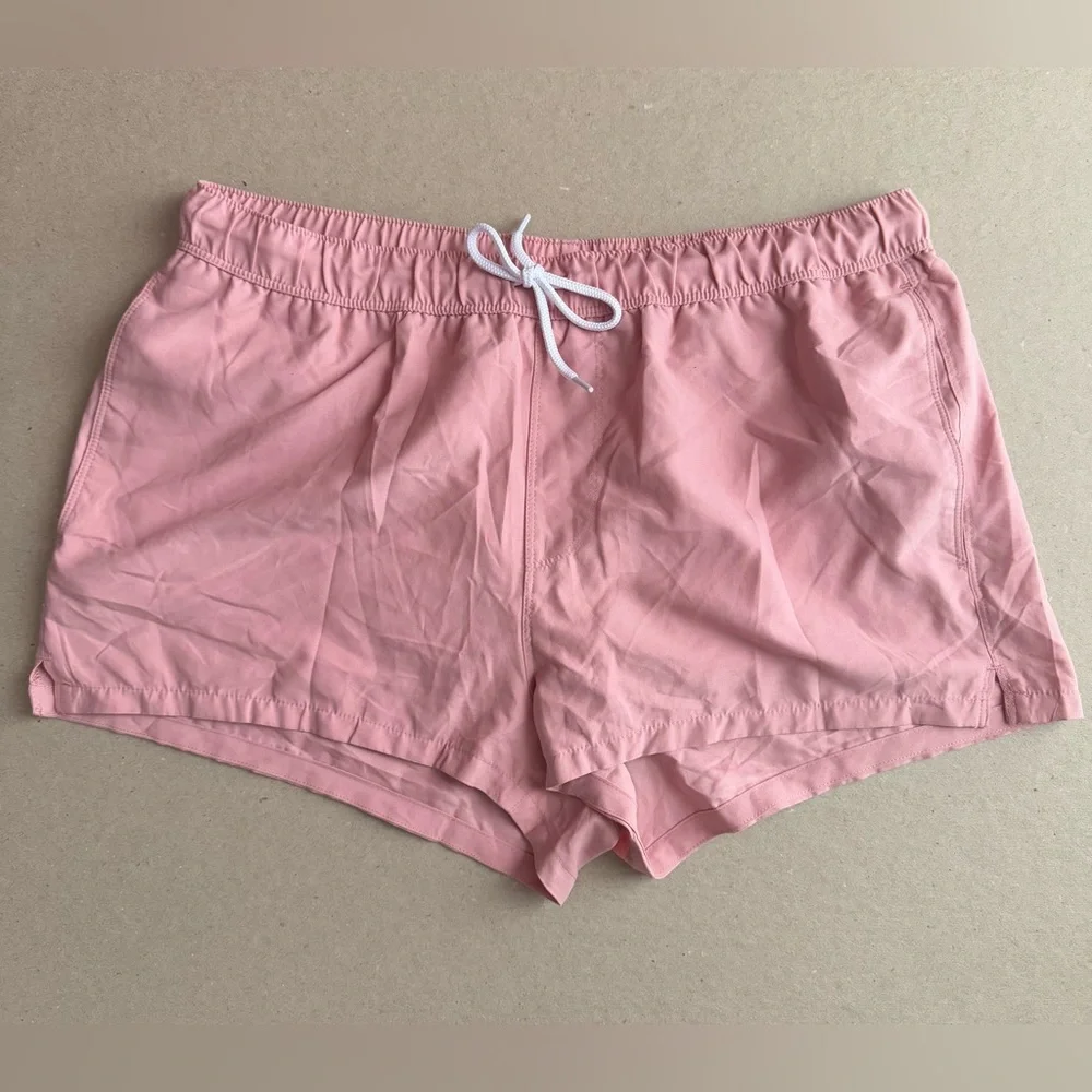 ASOS men’s pink swim trunks shorts